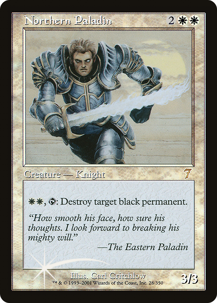 Northern Paladin (7ED-028) [7th Edition] Foil MTG Single Wizards of the Coast