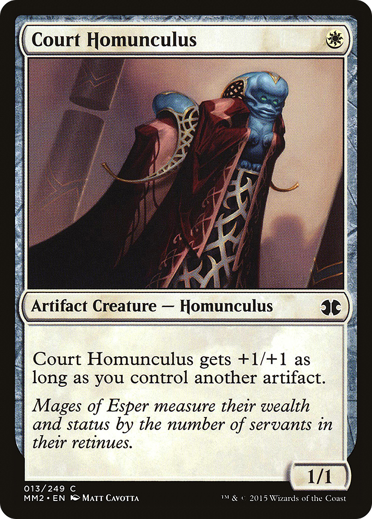 Court Homunculus (MM2-013) [Modern Masters 2015] MTG Single Wizards of the Coast