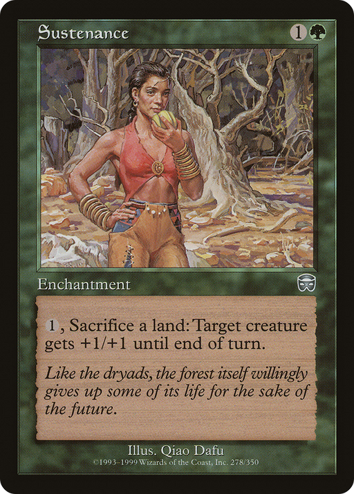 Sustenance (MMQ-278) [Mercadian Masques] MTG Single Wizards of the Coast
