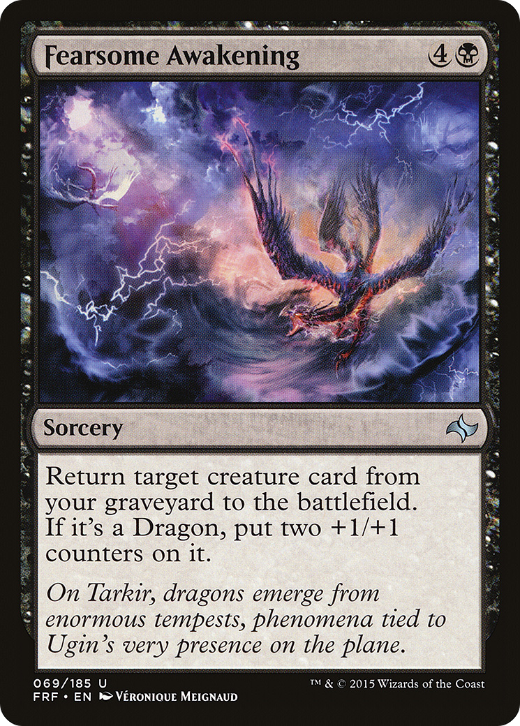 Fearsome Awakening (FRF-069) [Fate Reforged] Foil MTG Single Wizards of the Coast