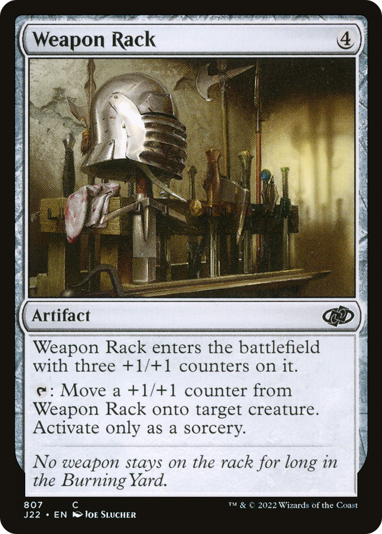 Weapon Rack (J22-807) [Jumpstart 2022] MTG Single Wizards of the Coast