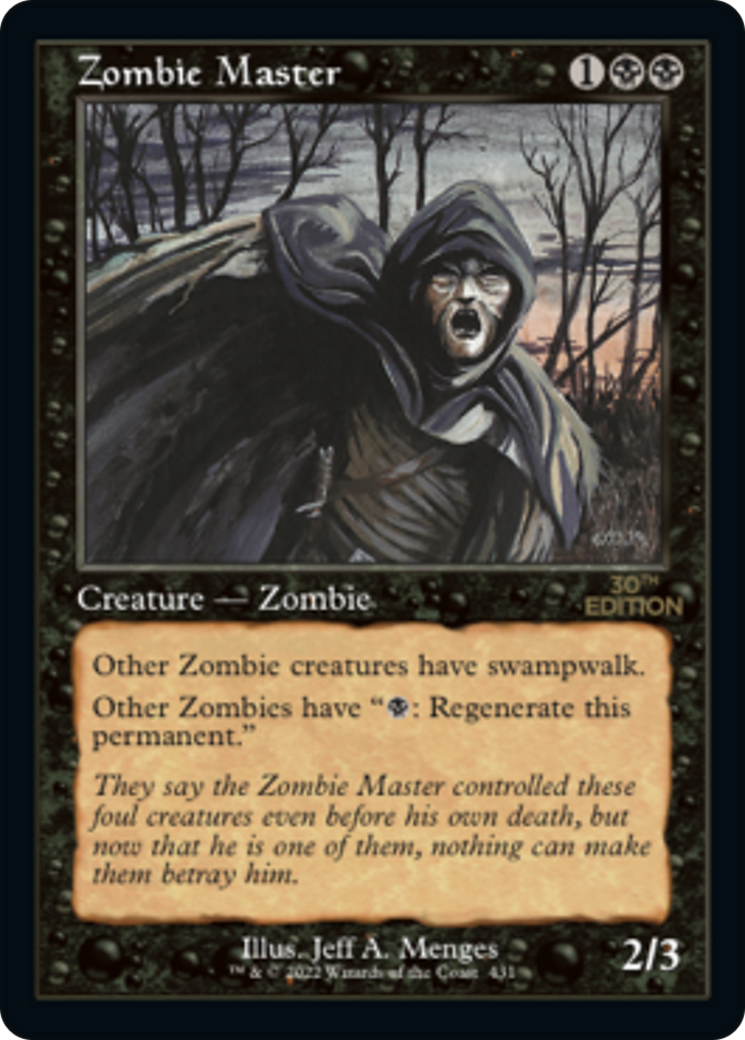 Zombie Master (30A-431) [30th Anniversary Edition] MTG Single Wizards of the Coast