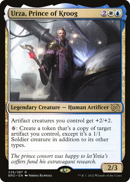 Urza, Prince of Kroog (BRO-226) [The Brothers' War] Foil MTG Single Wizards of the Coast