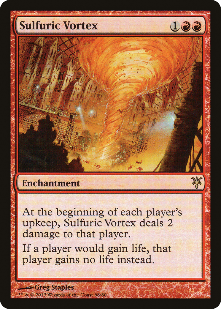Sulfuric Vortex (DDK-068) [Misc] Duel Decks: Sorin vs. Tibalt MTG Single Wizards of the Coast