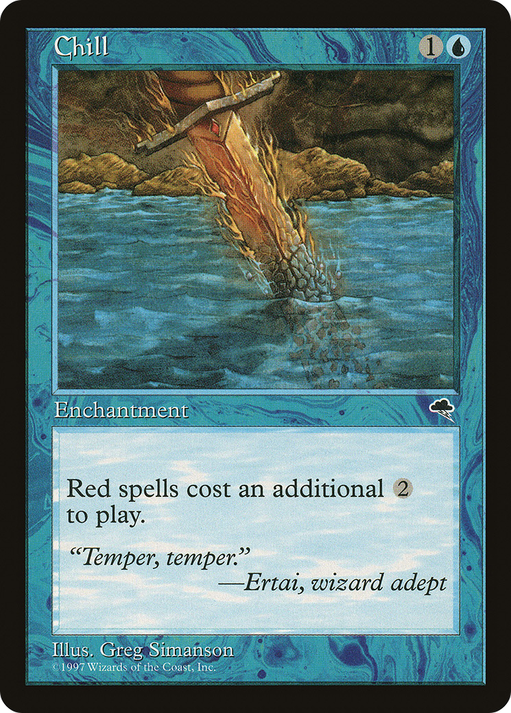 Chill (TMP-056) [Tempest] MTG Single Wizards of the Coast