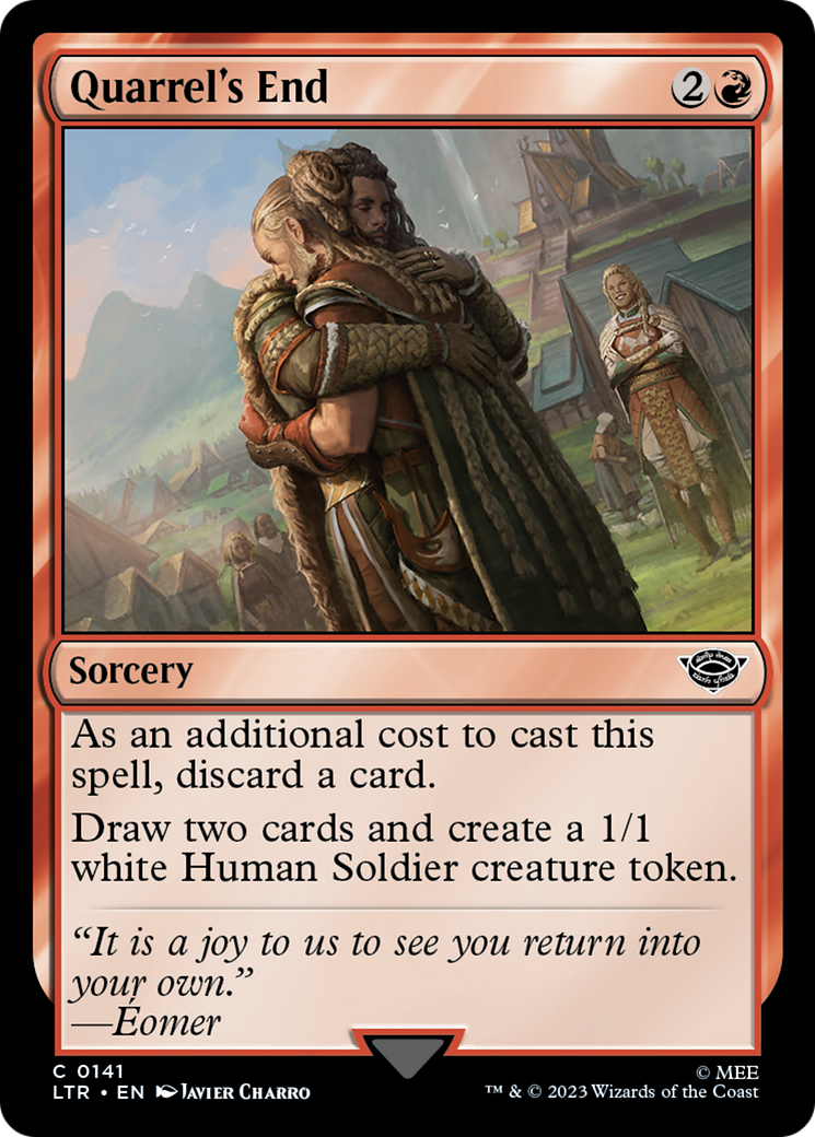 Quarrel's End (LTR-141) [The Lord of the Rings: Tales of Middle-earth] MTG Single Wizards of the Coast