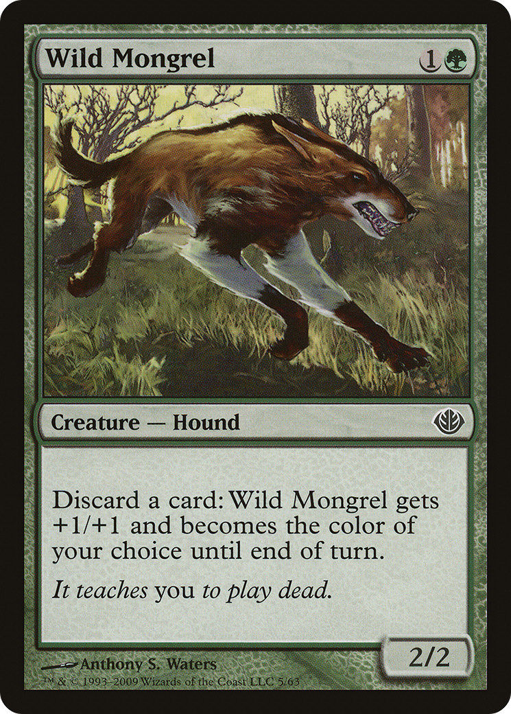 Wild Mongrel (DDD-005) [Misc] Duel Decks: Garruk vs. Liliana MTG Single Wizards of the Coast