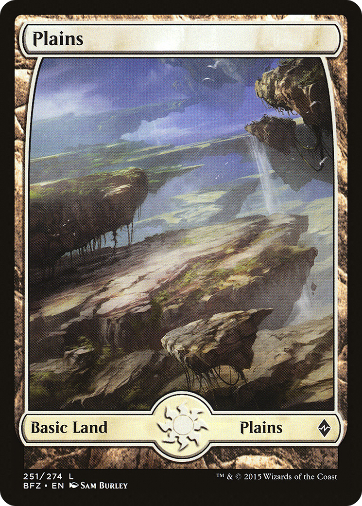Plains (BFZ-251) [Battle for Zendikar] Foil MTG Single Wizards of the Coast
