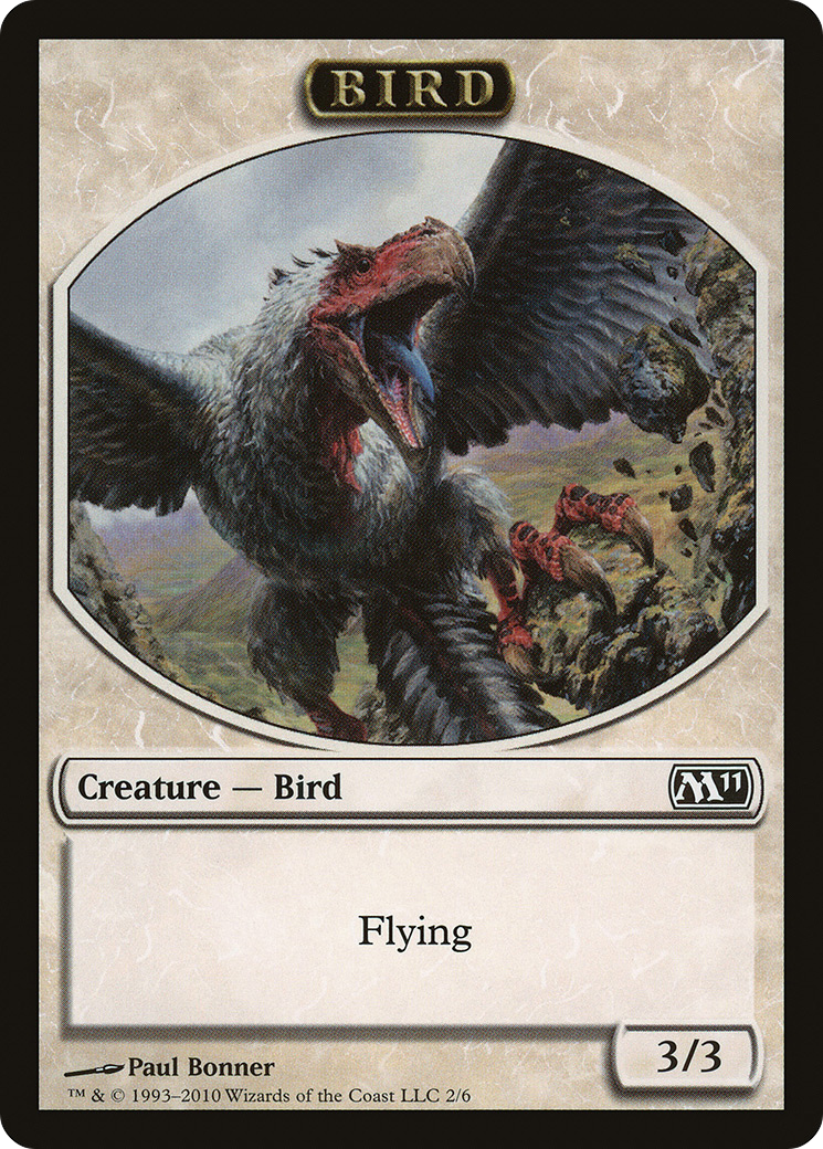 Bird Token (M11-002) [Tokens] Magic 2011 Tokens MTG Single Wizards of the Coast