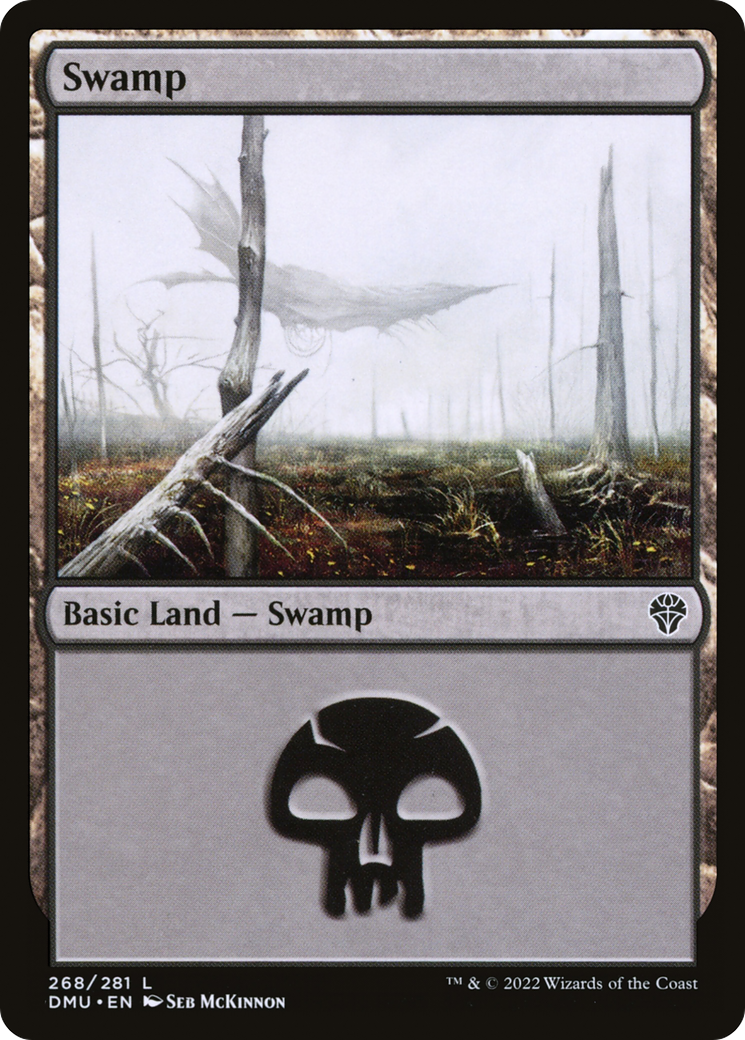 Swamp (DMU-268) [Dominaria United] MTG Single Wizards of the Coast
