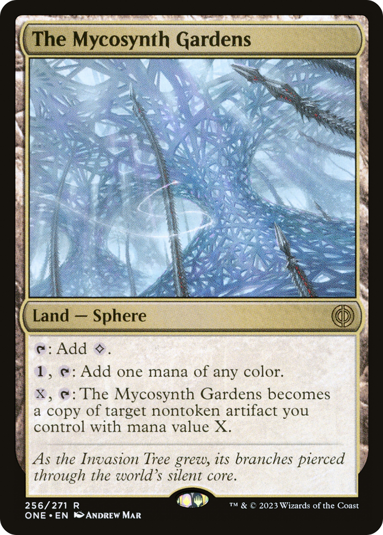 The Mycosynth Gardens (ONE-256) [Phyrexia: All Will Be One] MTG Single Wizards of the Coast