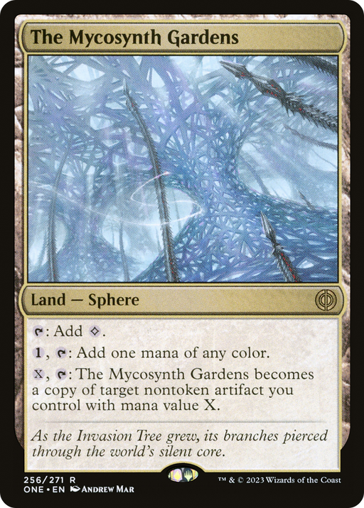 The Mycosynth Gardens (ONE-256) [Phyrexia: All Will Be One] MTG Single Wizards of the Coast