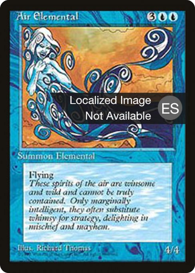 Air Elemental (4BB-) [Fourth Edition Foreign Black Border] MTG Single Wizards of the Coast