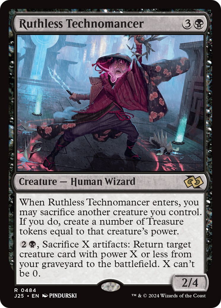 Ruthless Technomancer (J25-484) [Foundations Jumpstart] MTG Single Wizards of the Coast