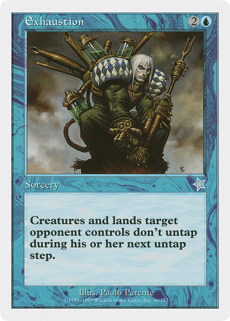 Exhaustion (S99-036) [Misc] Starter 1999 MTG Single Wizards of the Coast