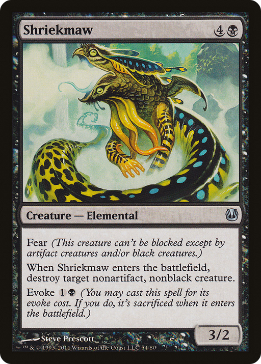 Shriekmaw (DDH-054) [Misc] Duel Decks: Ajani vs. Nicol Bolas MTG Single Wizards of the Coast