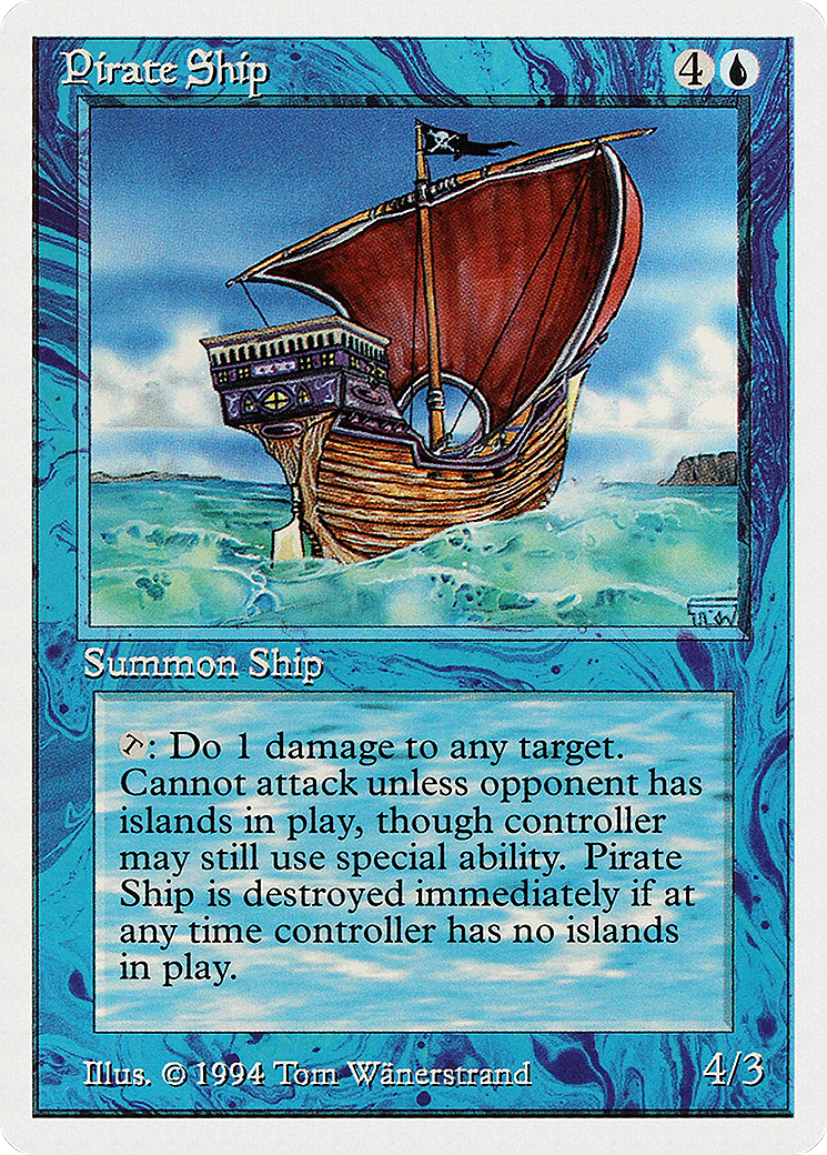 Pirate Ship (SUM-072) [Misc] Summer Magic / Edgar MTG Single Wizards of the Coast