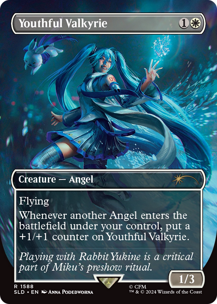 Youthful Valkyrie (SLD-1588) [Secret Lair] Drop (Borderless) MTG Single Wizards of the Coast