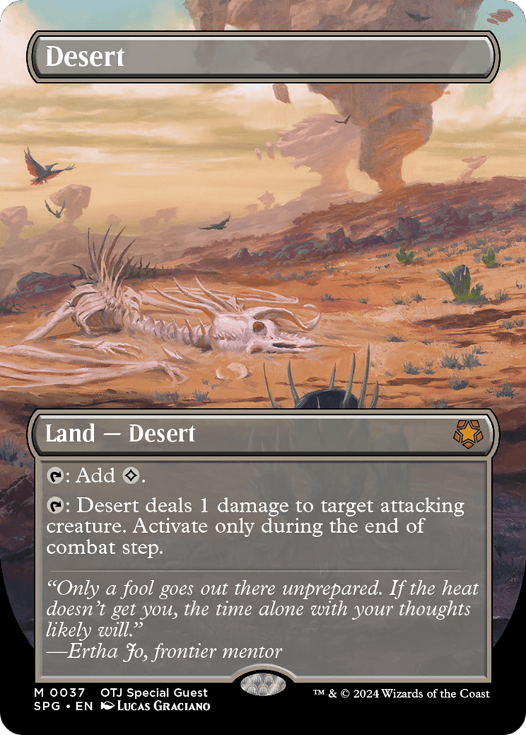 Desert (SPG-037) [Special Guests] (Borderless) MTG Single Wizards of the Coast