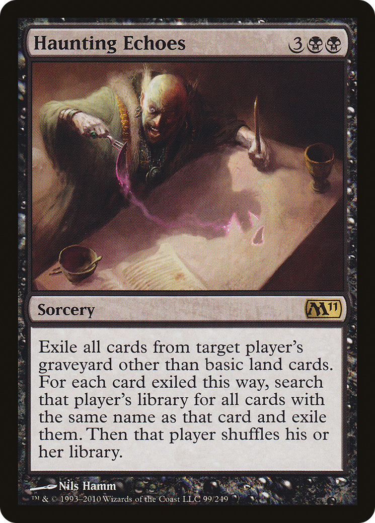 Haunting Echoes (M11-099) [Magic 2011] MTG Single Wizards of the Coast