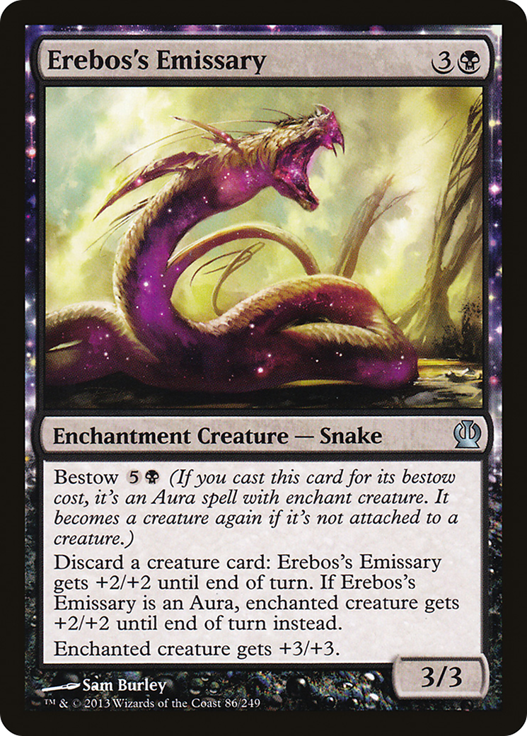 Erebos's Emissary (THS-086) [Theros] Foil MTG Single Wizards of the Coast