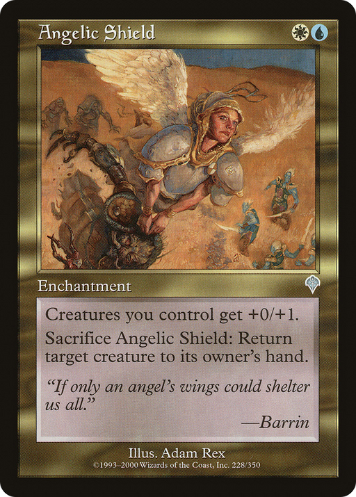 Angelic Shield (INV-228) [Invasion] Foil MTG Single Wizards of the Coast