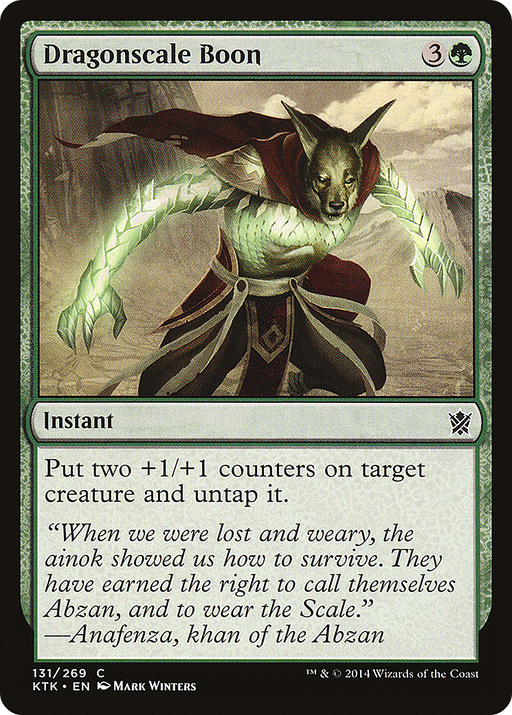 Dragonscale Boon (KTK-131) [Khans of Tarkir] Foil MTG Single Wizards of the Coast