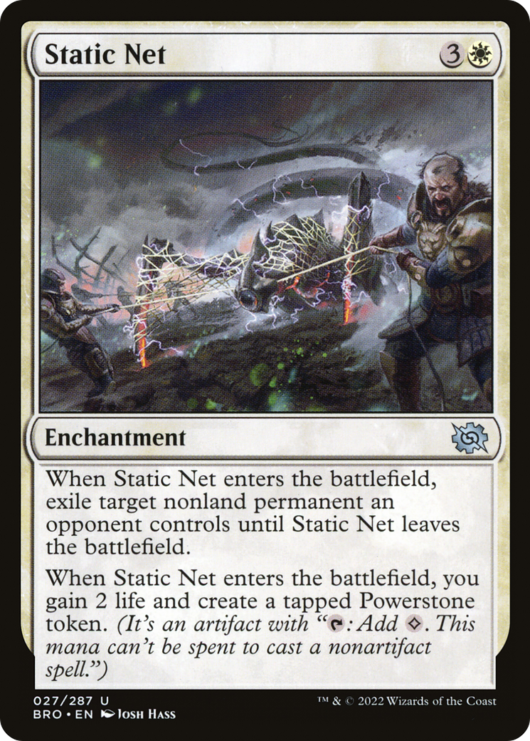 Static Net (BRO-027) [The Brothers' War] MTG Single Wizards of the Coast
