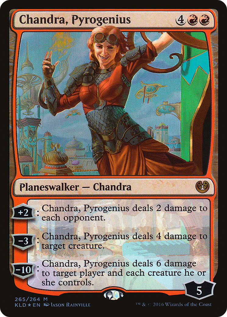 Chandra, Pyrogenius (KLD-265) [Kaladesh] Foil MTG Single Wizards of the Coast