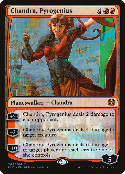 Chandra, Pyrogenius (KLD-265) [Kaladesh] Foil MTG Single Wizards of the Coast