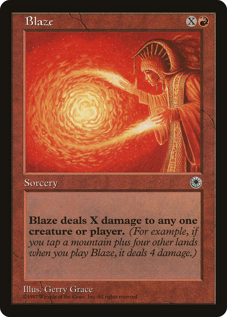 Blaze (POR-) [Misc] Portal MTG Single Wizards of the Coast
