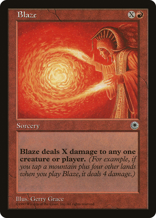 Blaze (POR-) [Misc] Portal MTG Single Wizards of the Coast