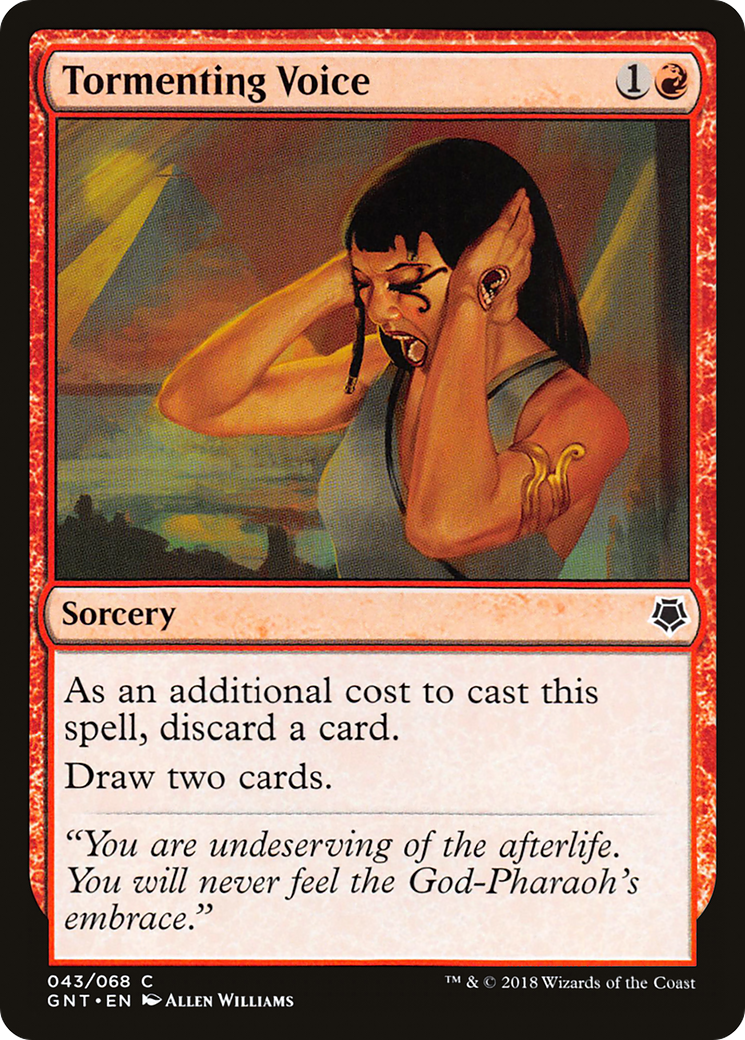 Tormenting Voice (GNT-043) [Misc] Game Night MTG Single Wizards of the Coast