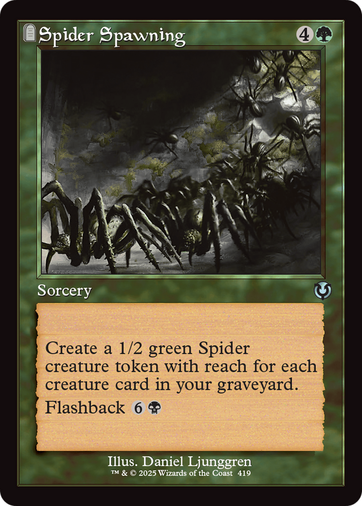 Spider Spawning (INR-419) [Innistrad Remastered] MTG Single Wizards of the Coast