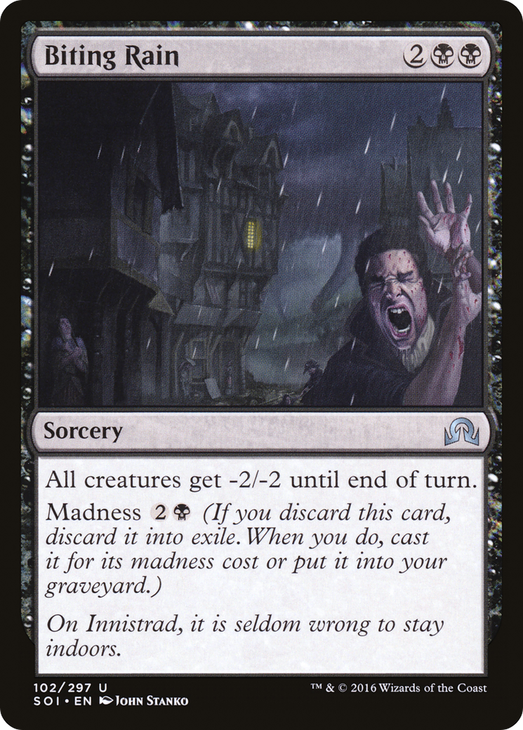 Biting Rain (SOI-102) [Shadows over Innistrad] Foil MTG Single Wizards of the Coast