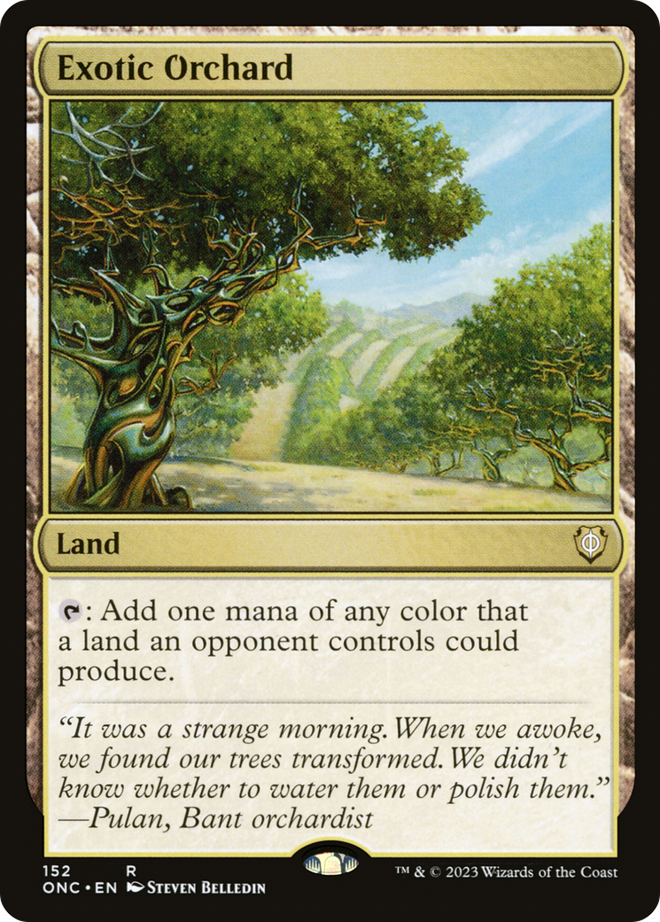 Exotic Orchard (ONC-152) [Phyrexia: All Will Be One Commander] MTG Single Wizards of the Coast
