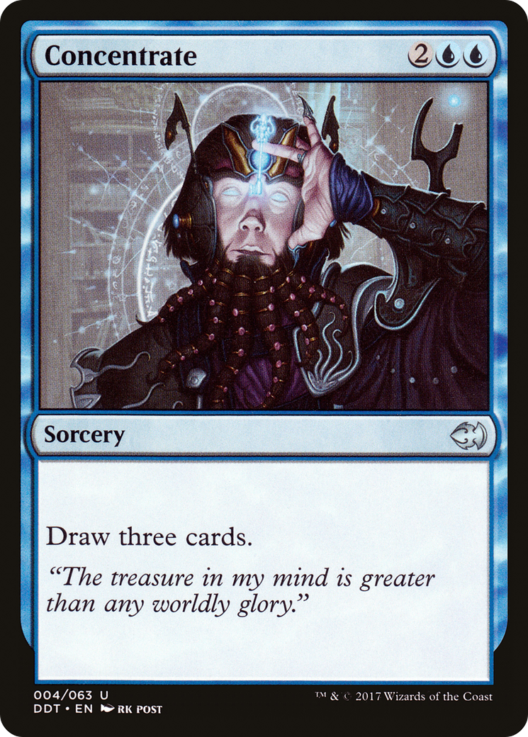 Concentrate (DDT-004) [Misc] Duel Decks: Merfolk vs. Goblins MTG Single Wizards of the Coast