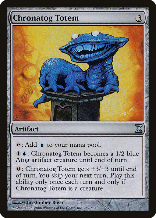 Chronatog Totem (TSP-252) [Time Spiral] Foil MTG Single Wizards of the Coast