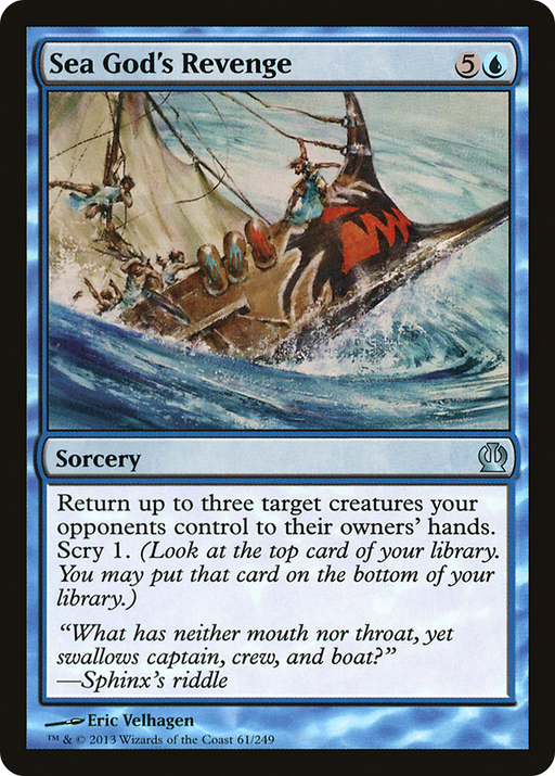 Sea God's Revenge (THS-061) [Theros] MTG Single Wizards of the Coast