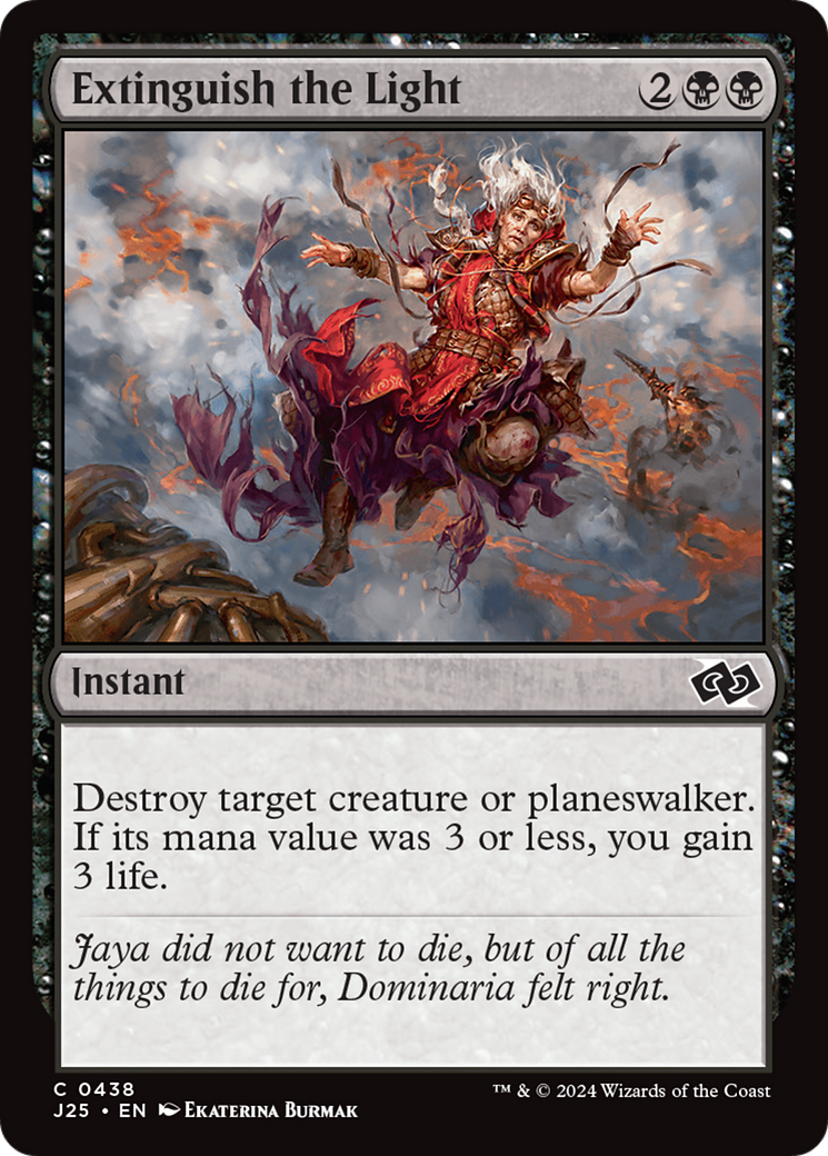 Extinguish the Light (J25-438) [Foundations Jumpstart] MTG Single Wizards of the Coast