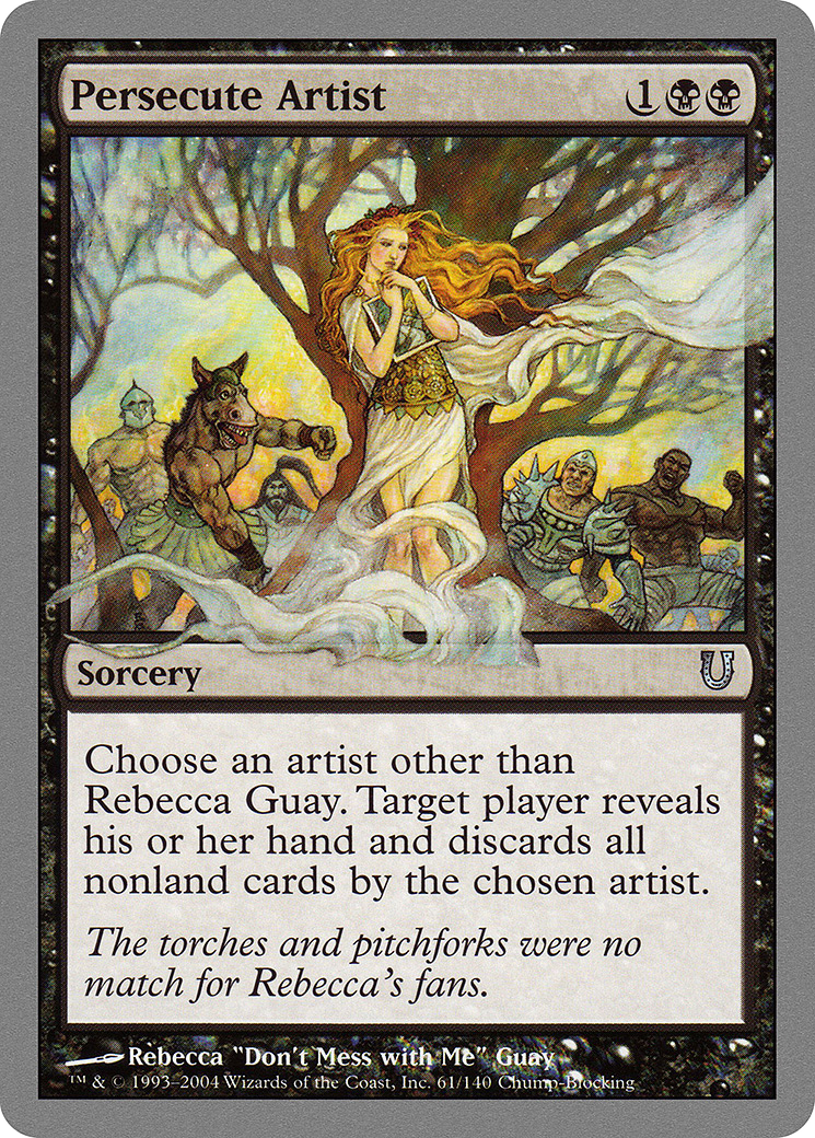 Persecute Artist (UNH-061) [Unhinged] Foil MTG Single Wizards of the Coast