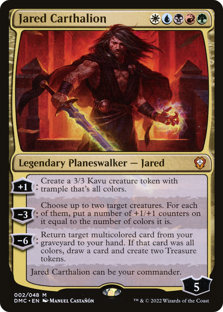 Jared Carthalion (DMC-002) [Dominaria United Commander] MTG Single Wizards of the Coast