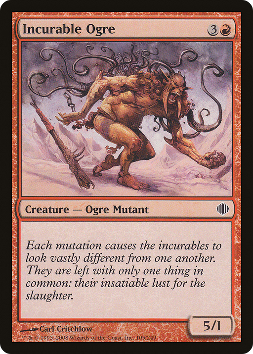 Incurable Ogre (ALA-105) [Shards of Alara] MTG Single Wizards of the Coast