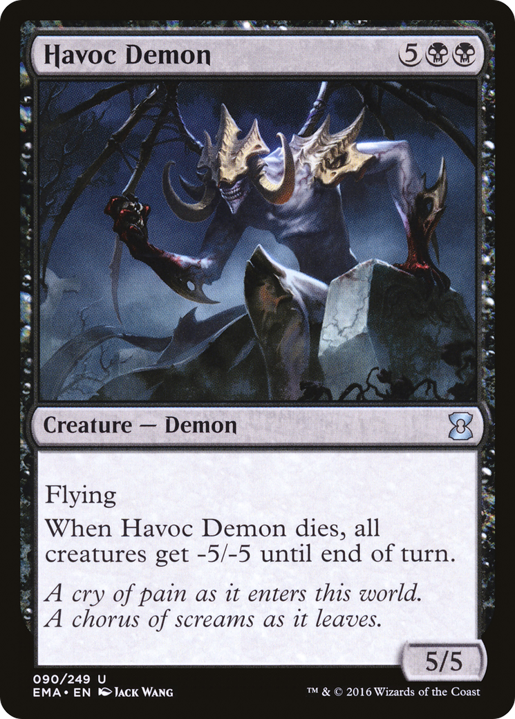 Havoc Demon (EMA-090) [Eternal Masters] Foil MTG Single Wizards of the Coast