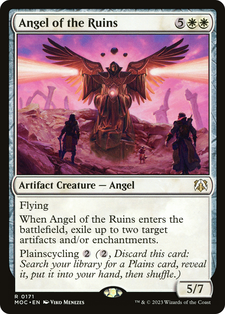 Angel of the Ruins (MOC-171) [March of the Machine Commander] MTG Single Wizards of the Coast