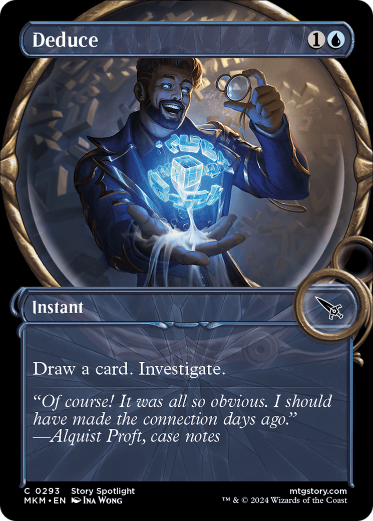 Deduce (MKM-293) [Murders at Karlov Manor] (Showcase) Foil MTG Single Wizards of the Coast