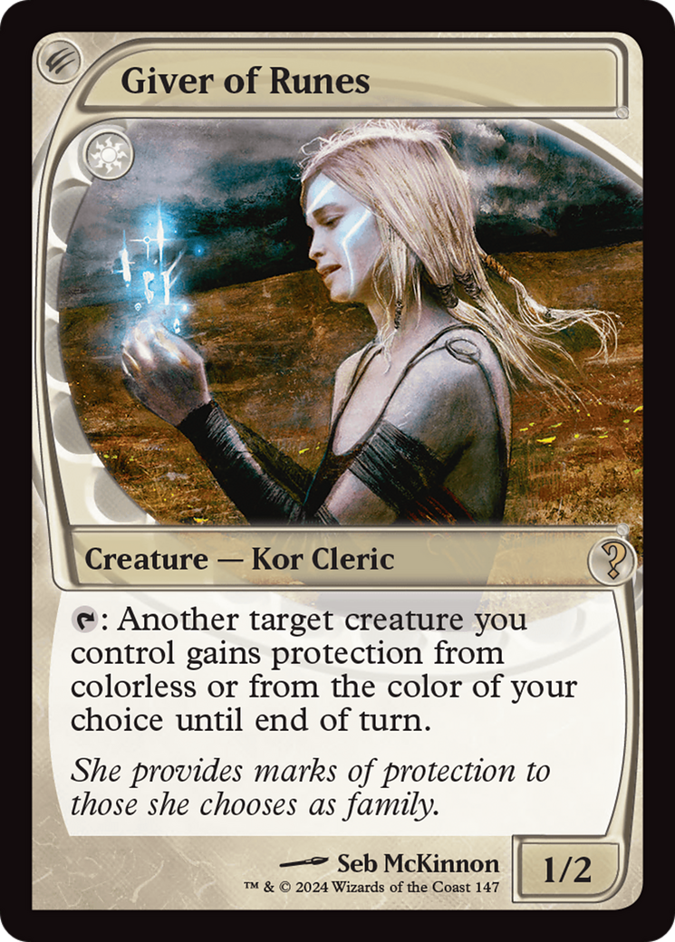 Giver of Runes (Future Sight) (MB2-147) [Mystery Booster] Mystery Booster 2 MTG Single Wizards of the Coast