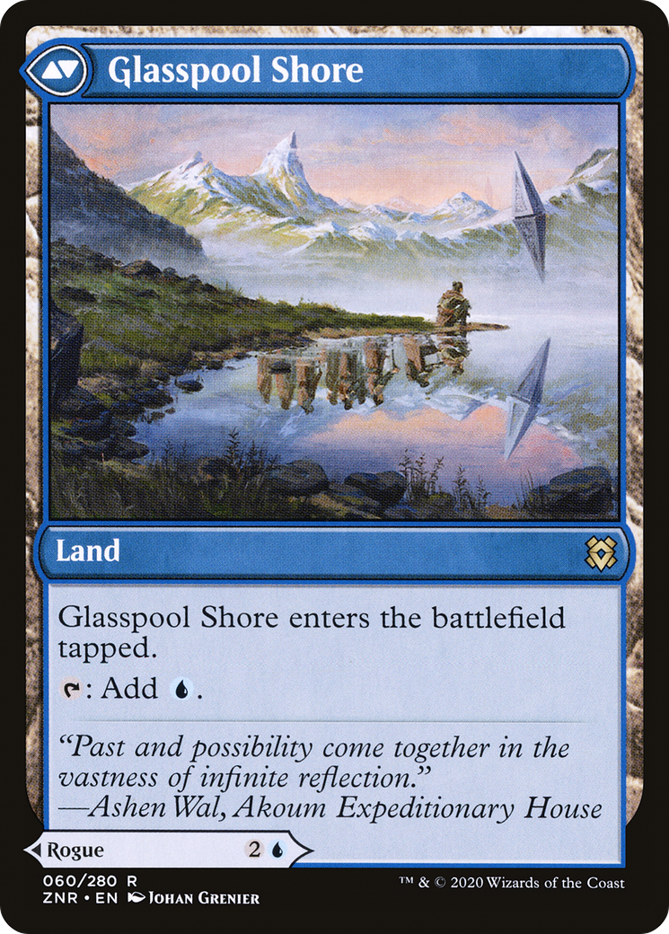 Glasspool Mimic (ZNR-060) [Zendikar Rising] Foil MTG Single Wizards of the Coast