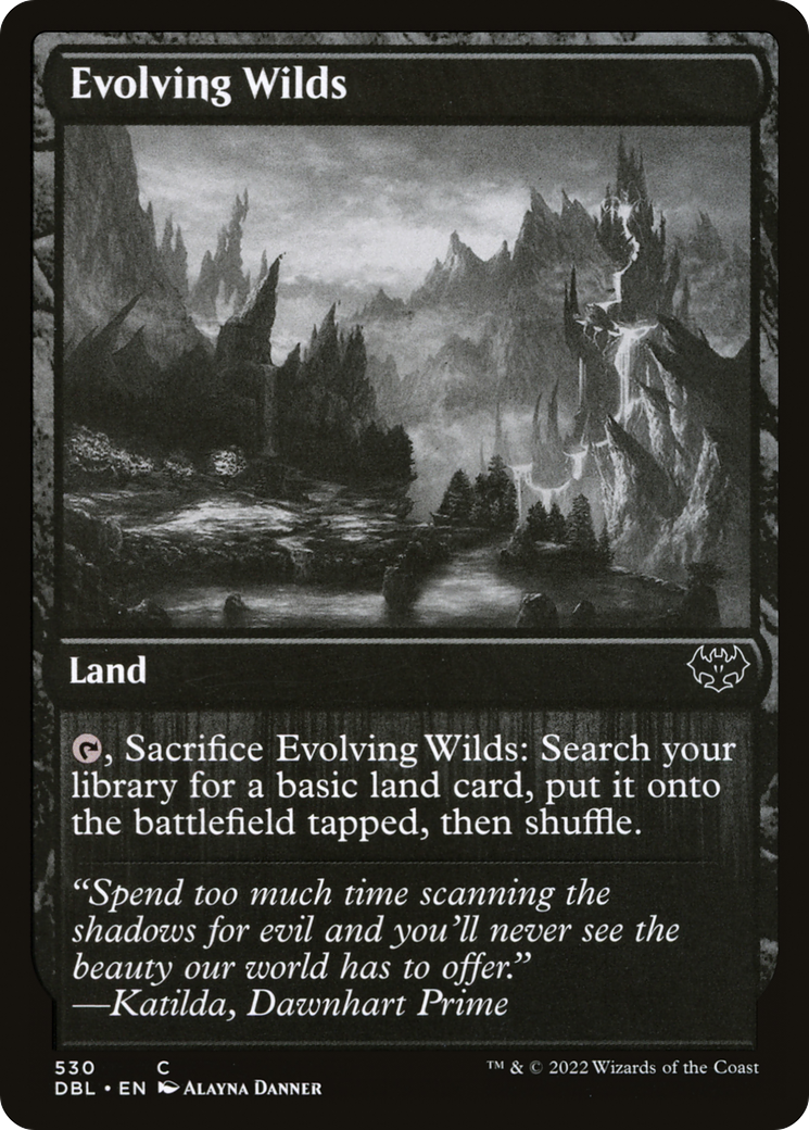 Evolving Wilds (530) (DBL-530) [Innistrad: Double Feature] MTG Single Wizards of the Coast