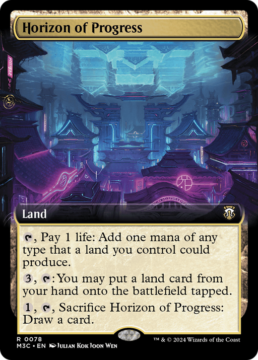 Horizon of Progress (M3C-078) [Modern Horizons 3 Commander] (Extended Art) MTG Single Wizards of the Coast